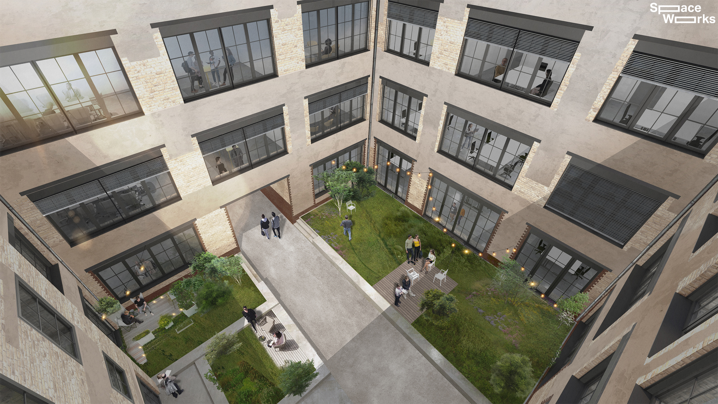 Office building renovation, Berlin